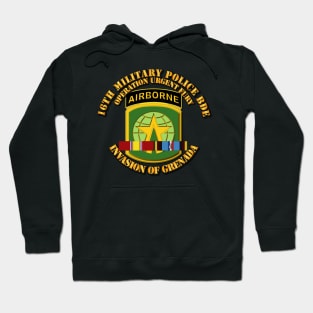 T-Shirt - Army - Invasion of Grenada -16th MP Bde Opn Urgent Fury w SVC Hoodie